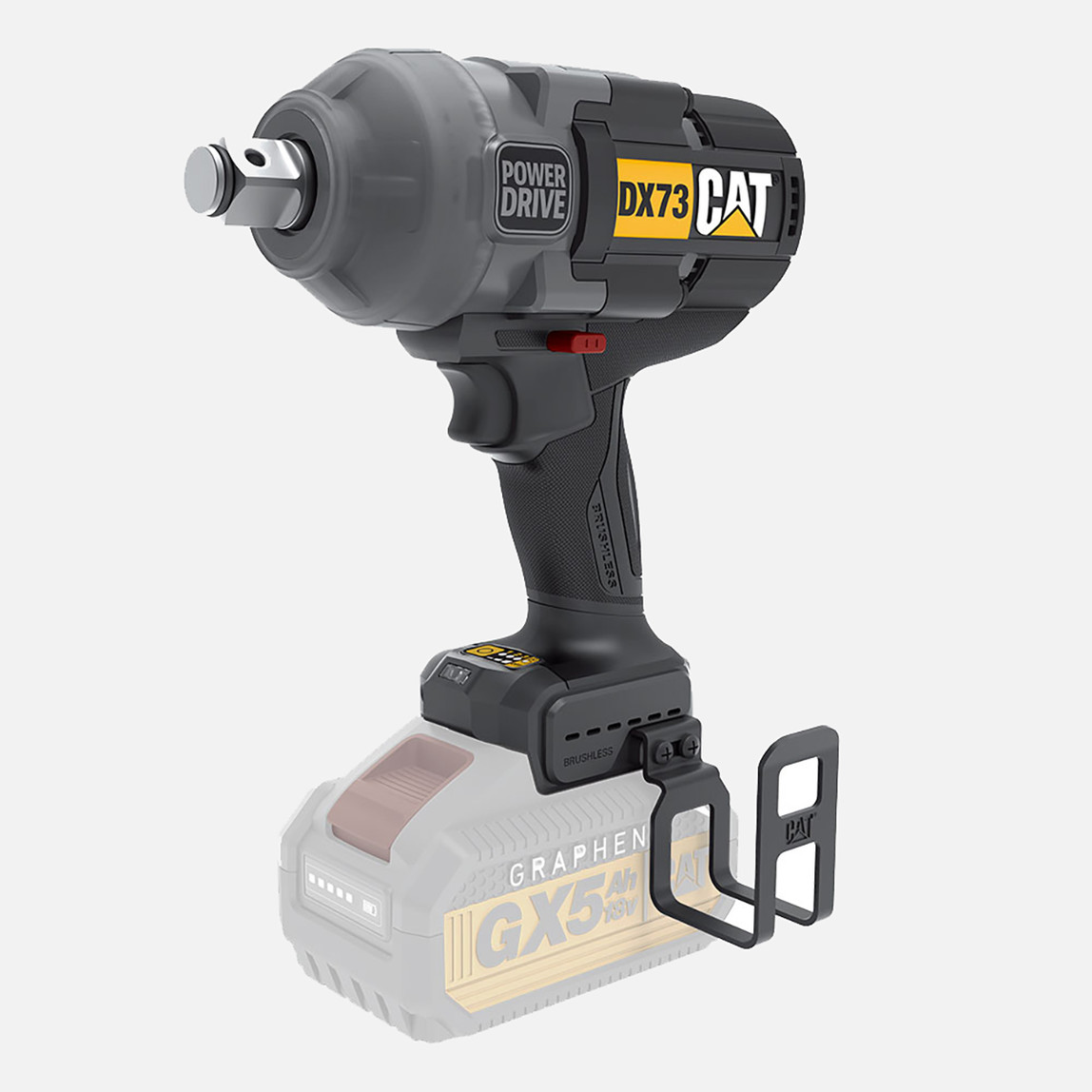    Cat DX73B 18Volt 1700/2100Nm Kömürsüz Profesyonel Şarjlı Somun Sıkma (Akü Dahil Değildir) 