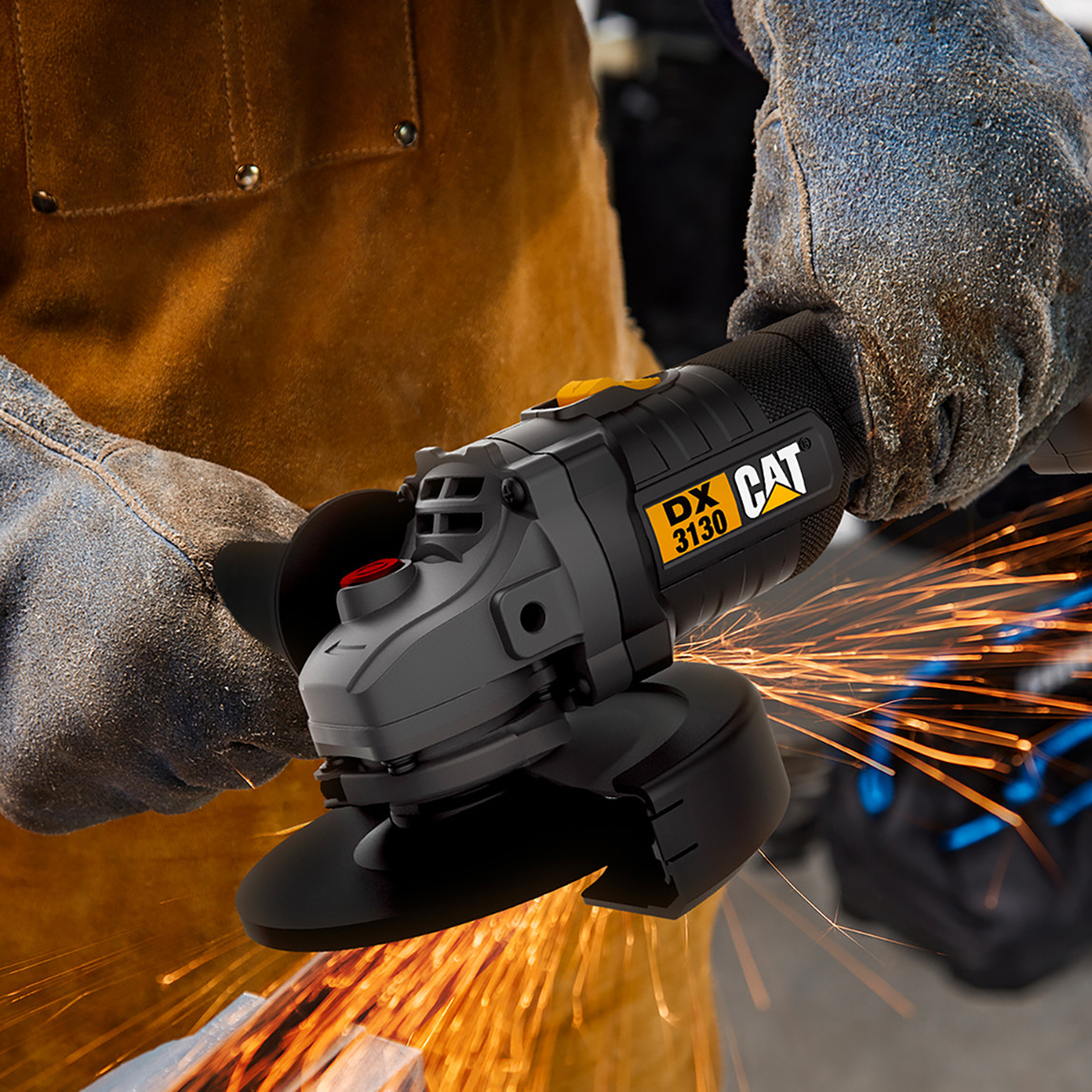    Cat DX3130B 18Volt 125mm Kömürsüz Profesyonel Avuç Taşlama (Akü Dahil Değildir) 