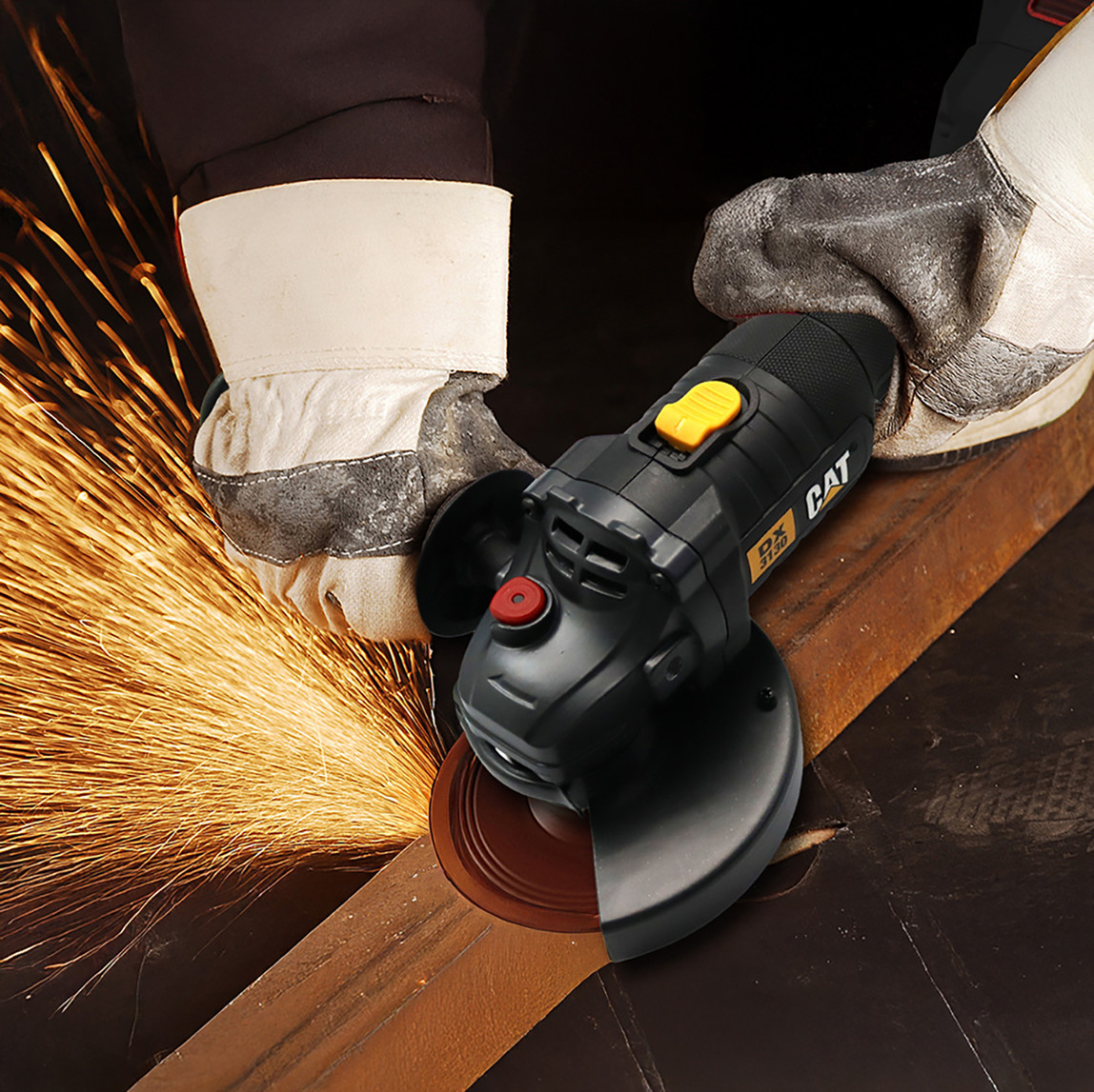    Cat DX3130B 18Volt 125mm Kömürsüz Profesyonel Avuç Taşlama (Akü Dahil Değildir) 