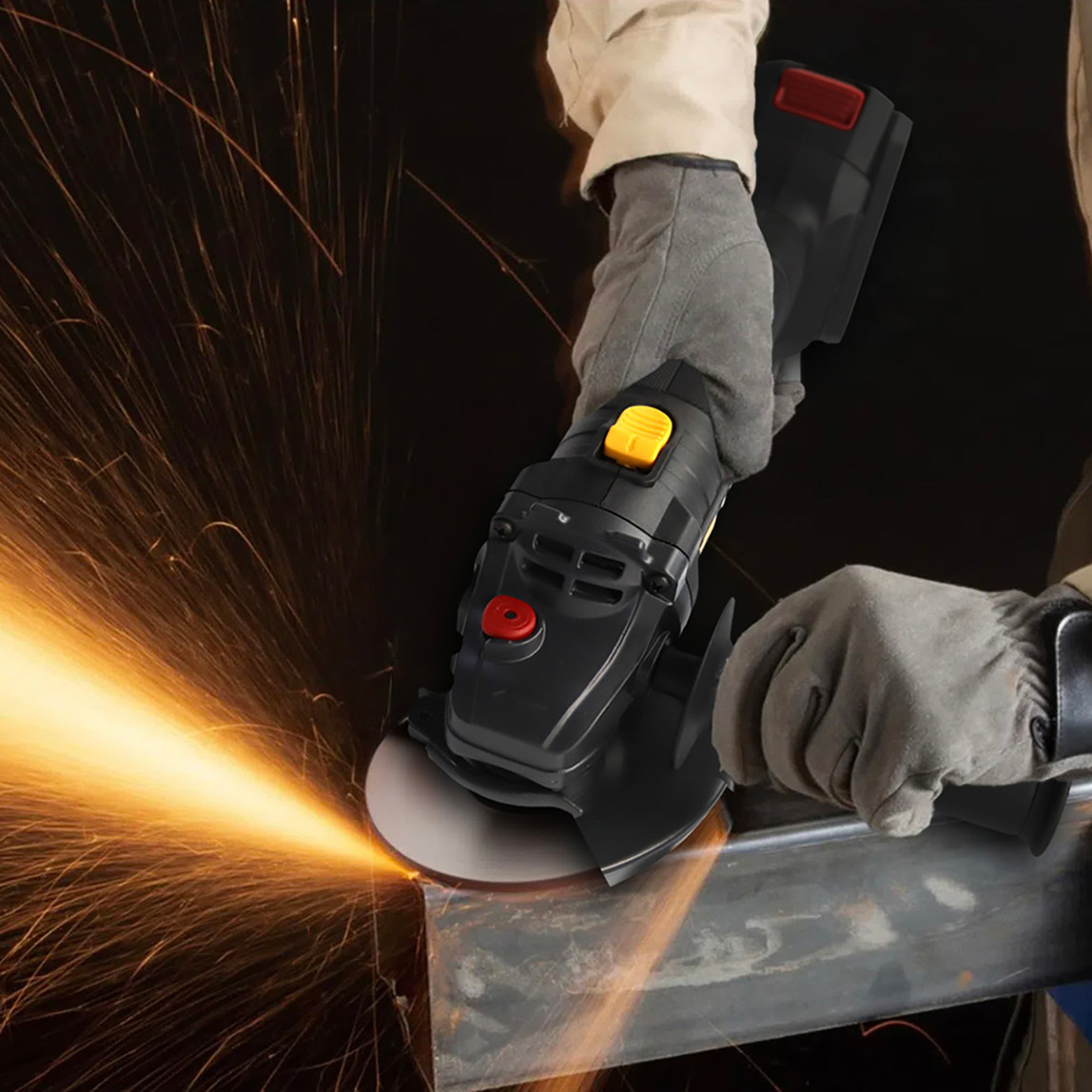    Cat DX3130B 18Volt 125mm Kömürsüz Profesyonel Avuç Taşlama (Akü Dahil Değildir) 