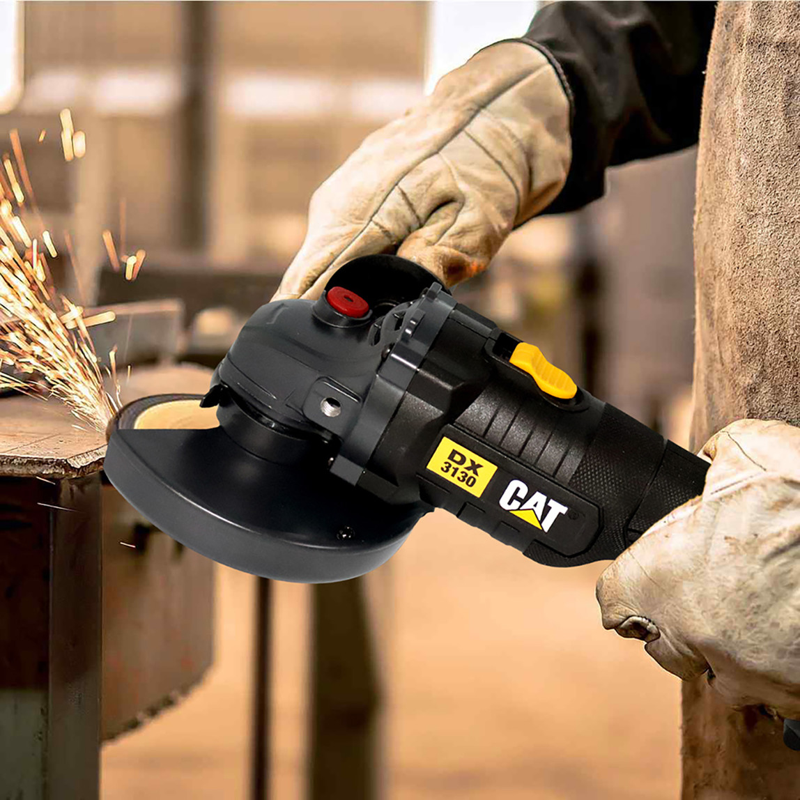    Cat DX3130B 18Volt 125mm Kömürsüz Profesyonel Avuç Taşlama (Akü Dahil Değildir) 