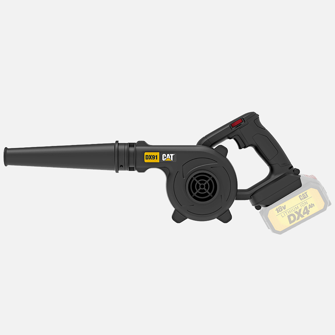    Cat DX91B 18Volt Profesyonel Devir Ayarlı Üfleyici + 5 Parça Aksesuar (Akü Dahil Değildir) 