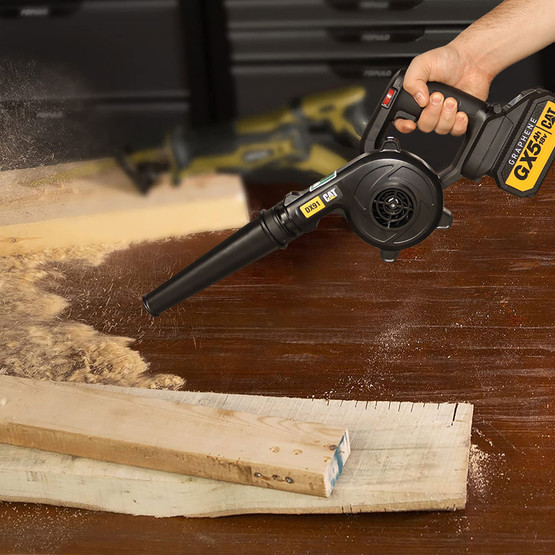 Cat DX91B 18Volt Profesyonel Devir Ayarlı Üfleyici + 5 Parça Aksesuar (Akü Dahil Değildir)