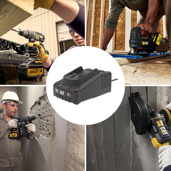 Cat DXC2 18Volt Li-ion ONE FOR ALL Profesyonel Hızlı Akü Şarj Cihazı