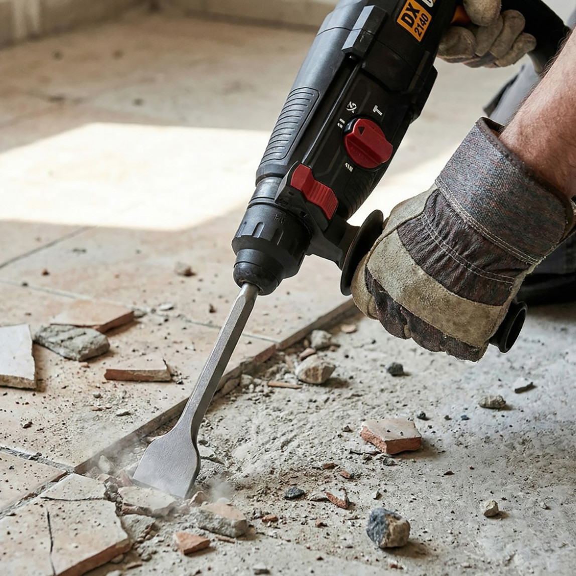    Cat DX2140.1 800Watt 3.0J 26MM SDS-Plus Profesyonel Kırıcı/Delici + 1 Ad Delici 3 Ad Kırıcı Uç 