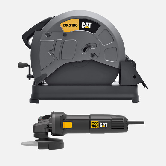 Cat DX5180SET 2400Watt 355mm Profesyonel Profil Kesme + DX3090 720Watt 125mm Profesyonel Avuç Taşlama