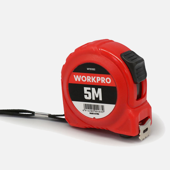 WORKPRO WP261003 5Mx19mm Beyaz Çelik Şerit Metre 