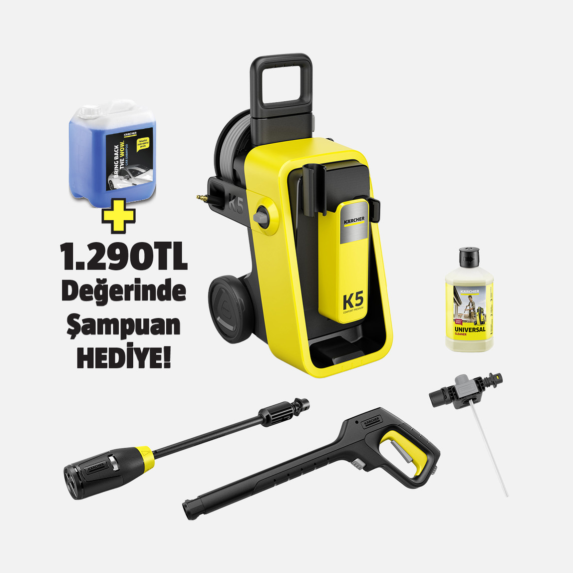    Karcher K 5 145 Bar Comfort Premium *EU Basınçlı Yıkama Makinesi 