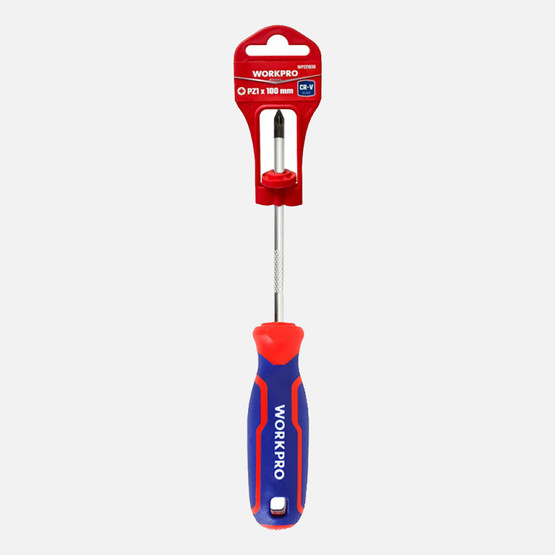 WORKPRO WP221036 PZ1x100mm CR-V Manyetik Profesyonel Yıldız Tornavida