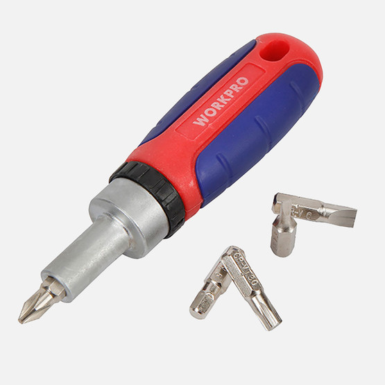 WORKPRO WP200517 38 Parça Profesyonel CR-V Cırcırlı Bits Tornavida Seti 