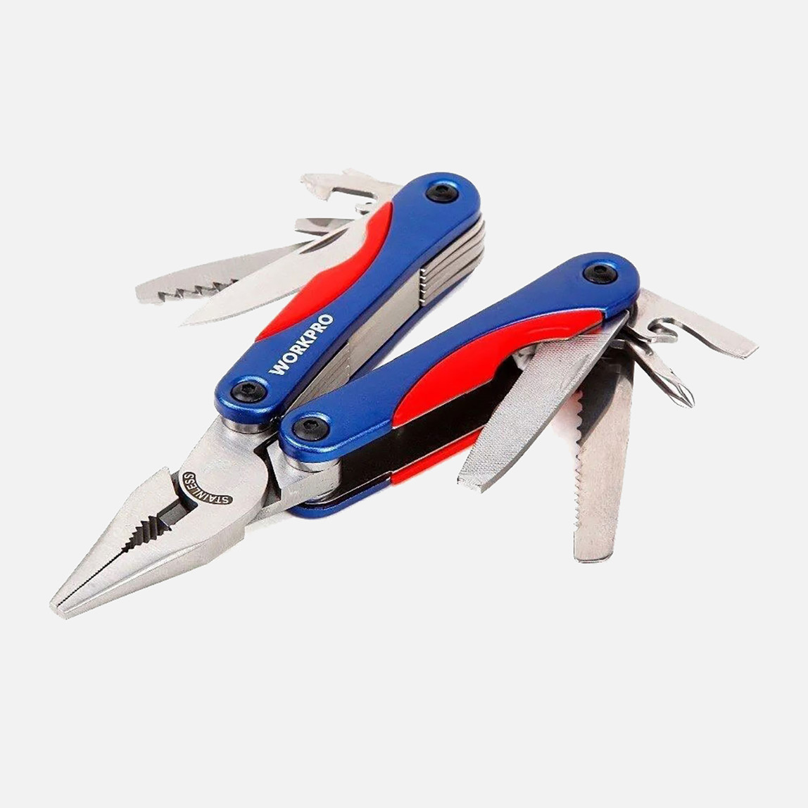    WORKPRO WP382017 12 IN 1 Çok Fonksiyonlu Profesyonel Mini Pense Seti + Taşıma Kılıfı 