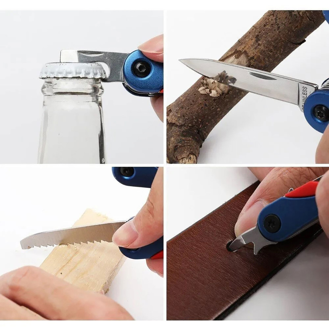    WORKPRO WP382017 12 IN 1 Çok Fonksiyonlu Profesyonel Mini Pense Seti + Taşıma Kılıfı 