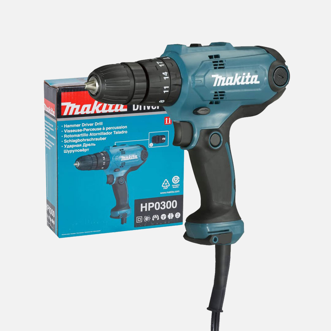    Makita Makhp0300 Hp0300 Darbeli Matkap Vidalama 