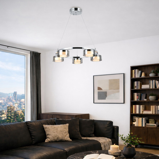 Lucea Primo 5'Li Ledli Avize 40W 3000K