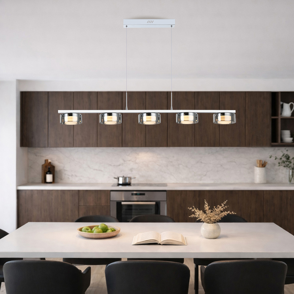    Lucea Primo 5'Li Ledli Masa Üstü Avize 40W 3000K 