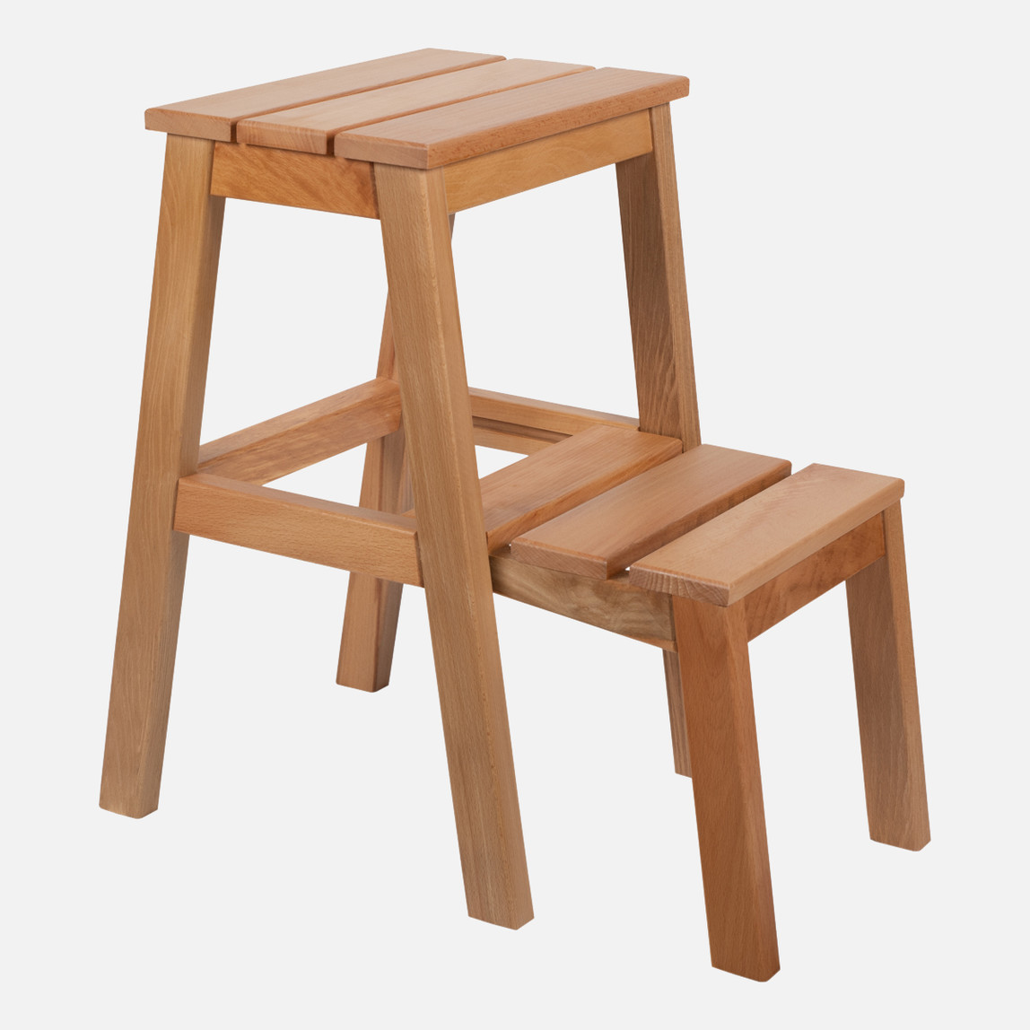    Lunar Merdiven Tabure Naturel 55 cm 