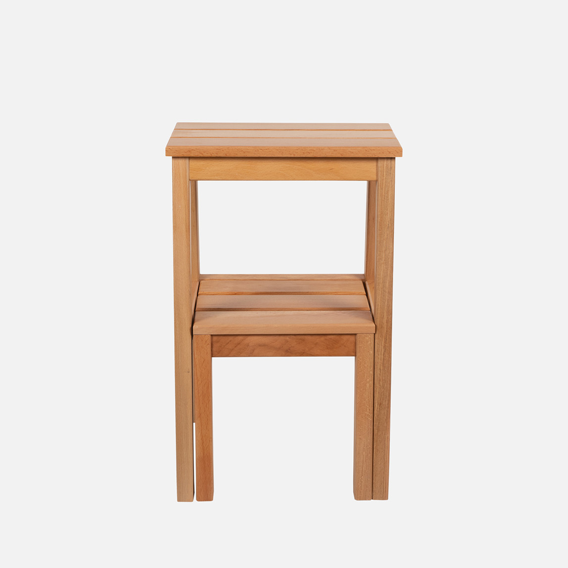    Lunar Merdiven Tabure Naturel 55 cm 
