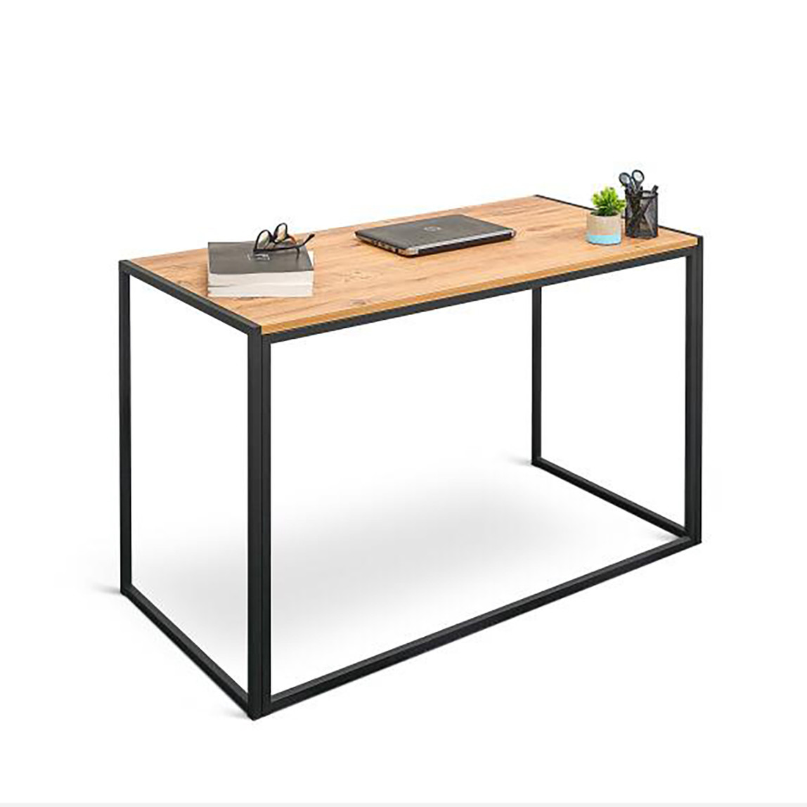    Quick Furni Metal Ayaklı Çalışma Masası 