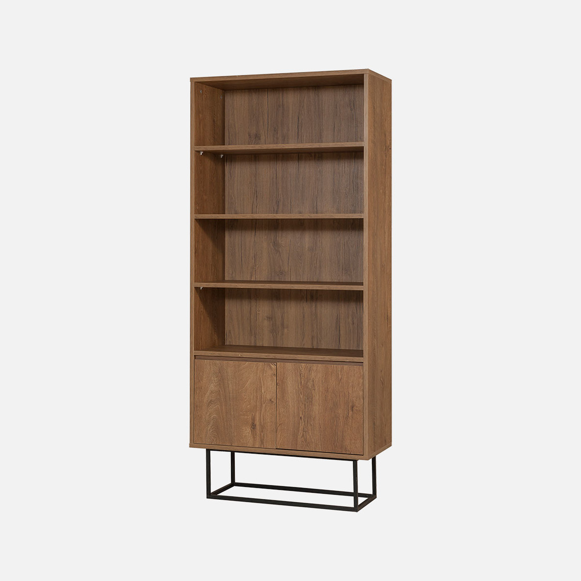    Laxus Rea 3 Raf ve 2 Kapaklı Kitaplık 