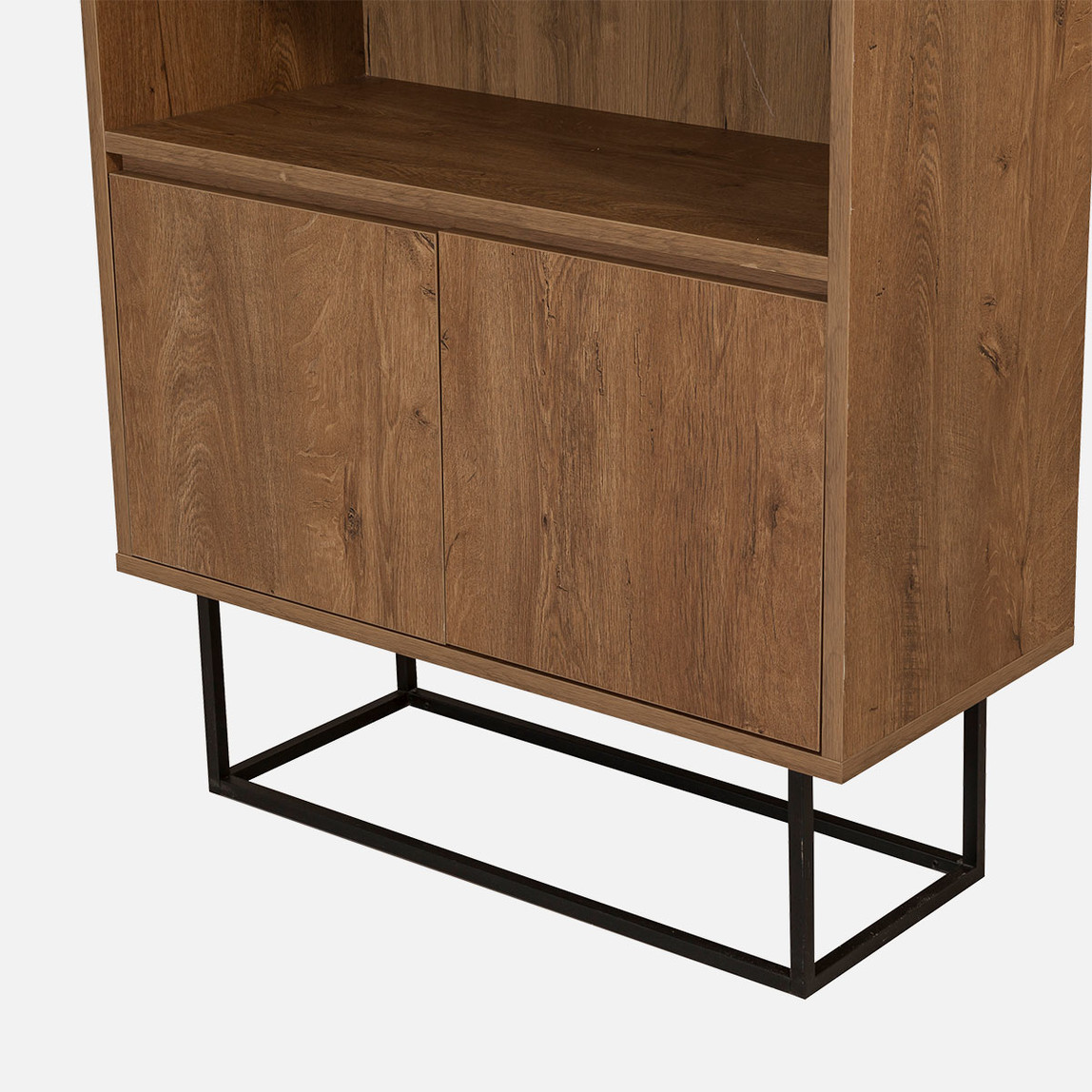    Laxus Rea 3 Raf ve 2 Kapaklı Kitaplık 