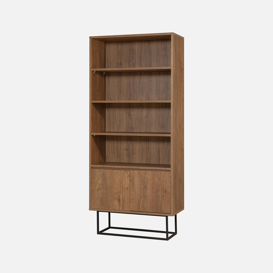 Laxus Rea 3 Raf ve 2 Kapaklı Kitaplık