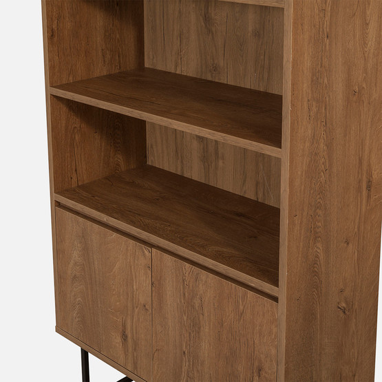 Laxus Rea 3 Raf ve 2 Kapaklı Kitaplık