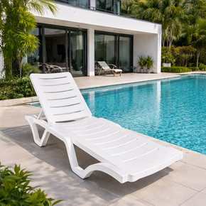 Monoblock Kum Şezlong Beyaz 