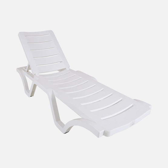 Monoblock Kum Şezlong Beyaz 