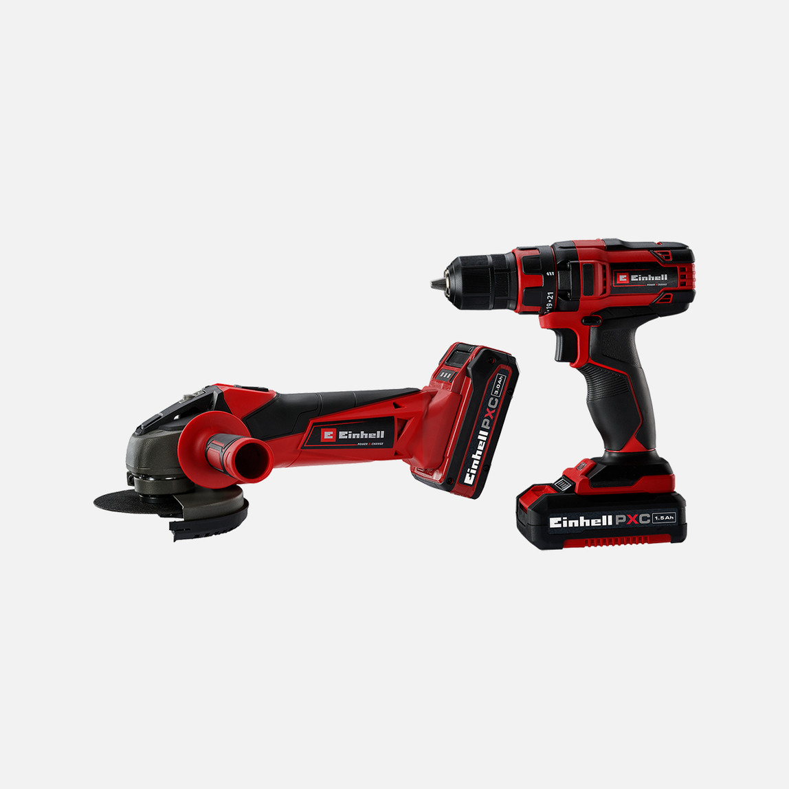    Einhell 18/35 18/115 Akülü Vidalama ve Taşlama Seti ( 1x1,5 Ah ve 1x3,0 Ah) 