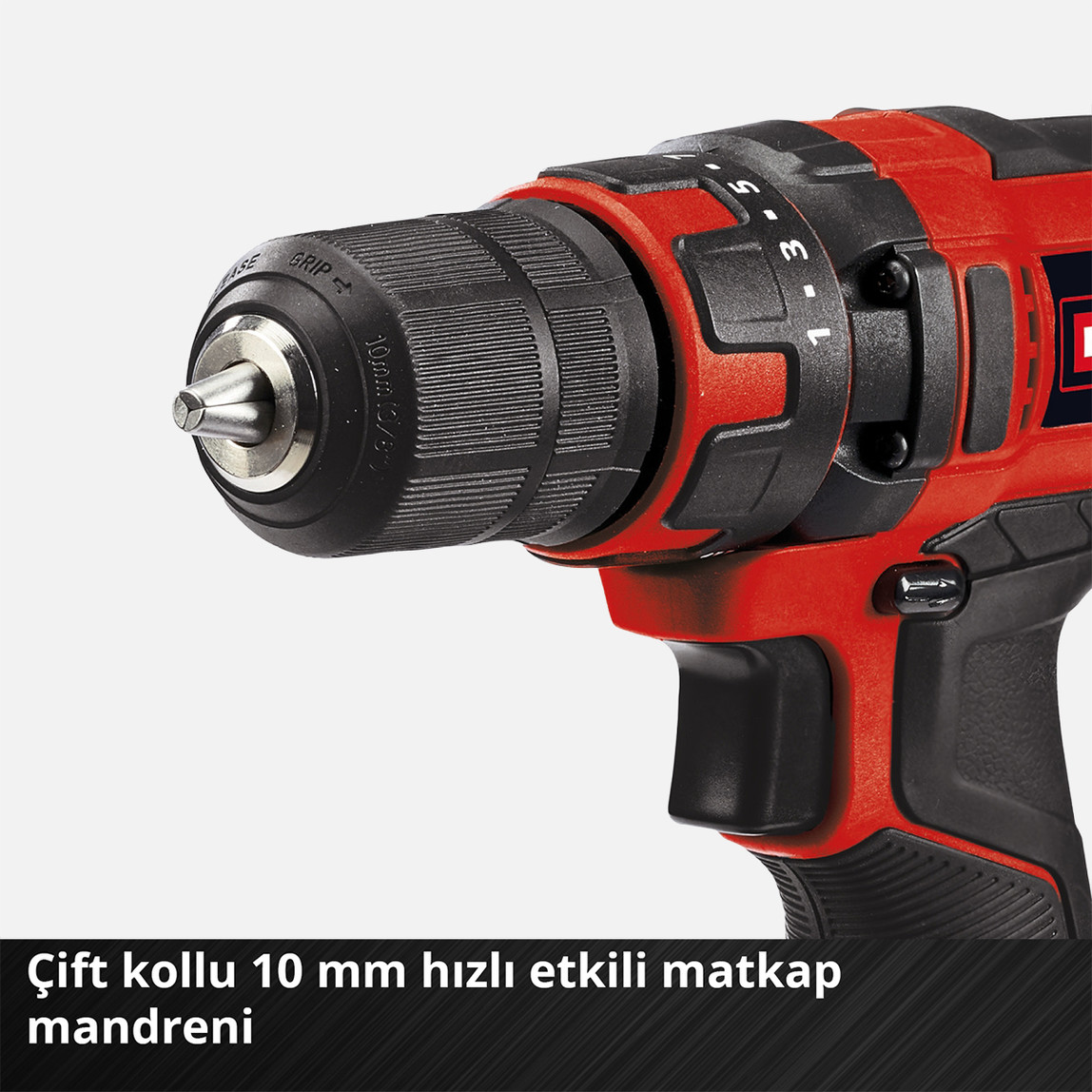    Einhell 18/35 18/115 Akülü Vidalama ve Taşlama Seti ( 1x1,5 Ah ve 1x3,0 Ah) 