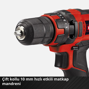 Einhell 18/35 18/115 Akülü Vidalama ve Taşlama Seti ( 1x1,5 Ah ve 1x3,0 Ah)