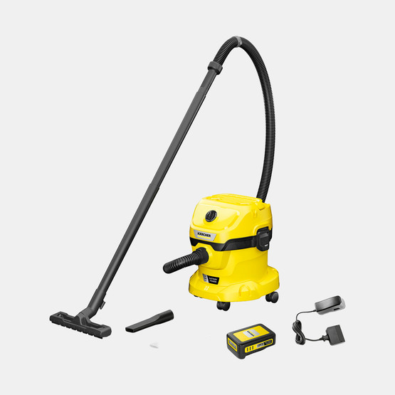 Karcher WD 2-18 V12/6/1 Bataryalı Islak ve Kuru Elektrikli Süpürge (2.5Ah Akü ve Sarj Cihazı Dahildir.)