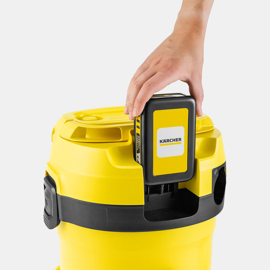 Karcher WD 2-18 V12/6/1 Bataryalı Islak ve Kuru Elektrikli Süpürge (2.5Ah Akü ve Sarj Cihazı Dahildir.)