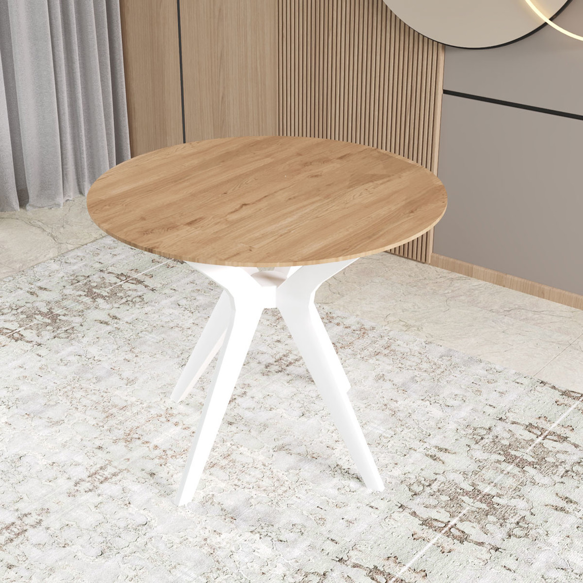    Fly Oval Yemek Masası 90x90cm 