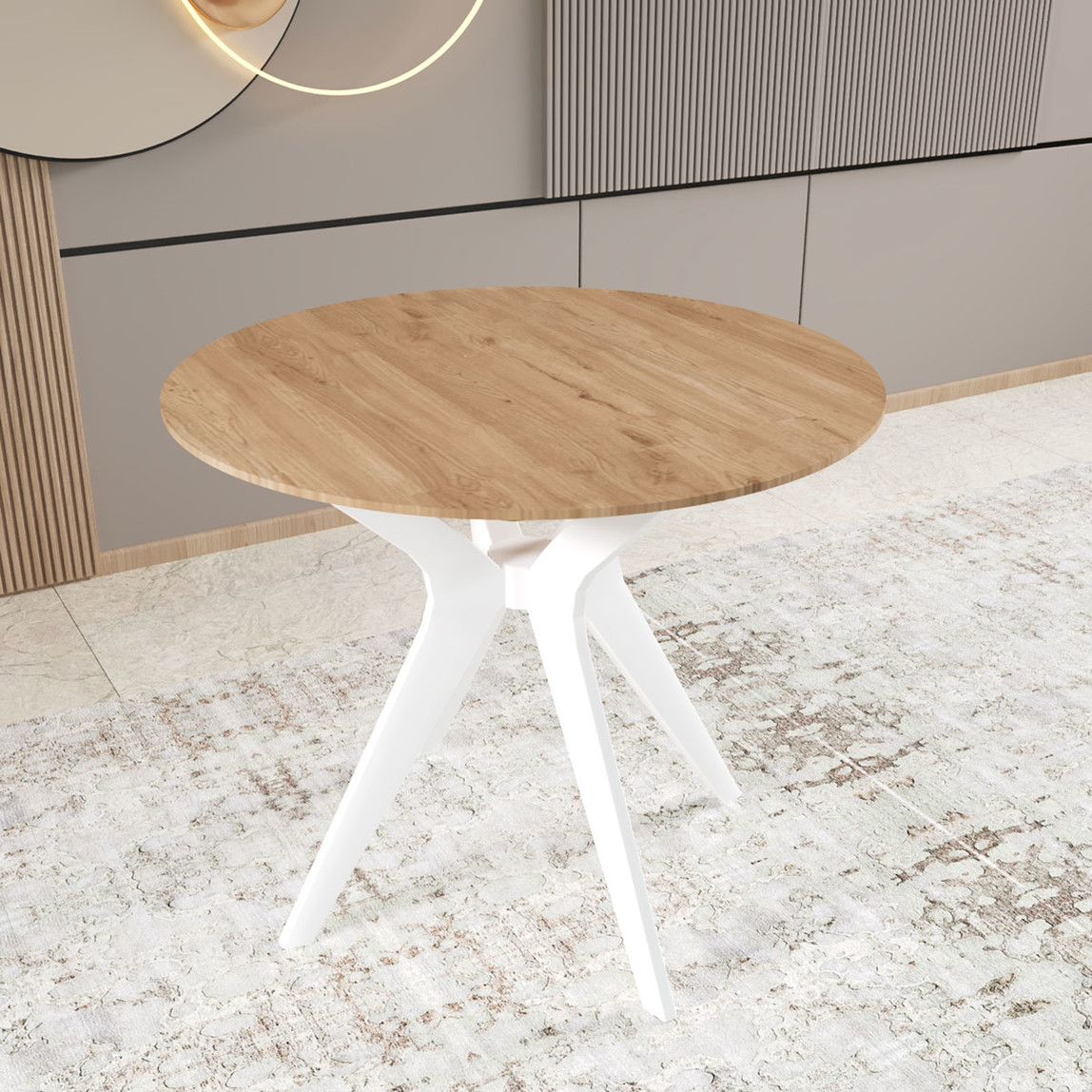    Fly Oval Yemek Masası 90x90cm 