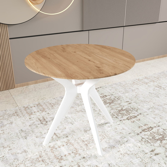 Fly Oval Yemek Masası 90x90cm