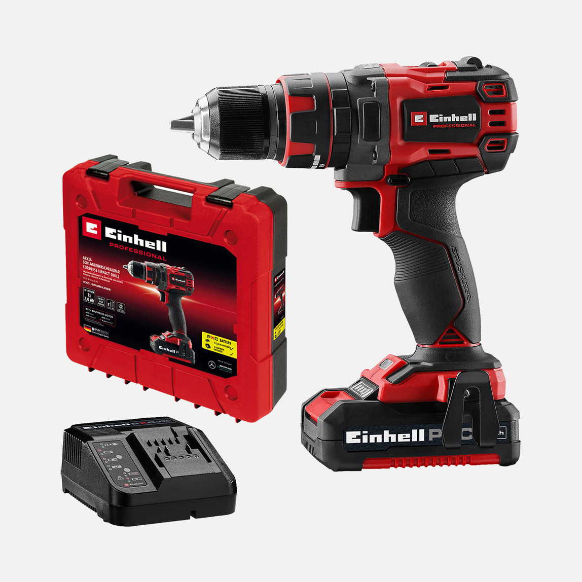    Einhell TP-CD 18/60 Li-i BL (1x 2.0 Ah) 18 V Profesyonel Kömürsüz 60 Nm Akülü Darbeli Vidalama 