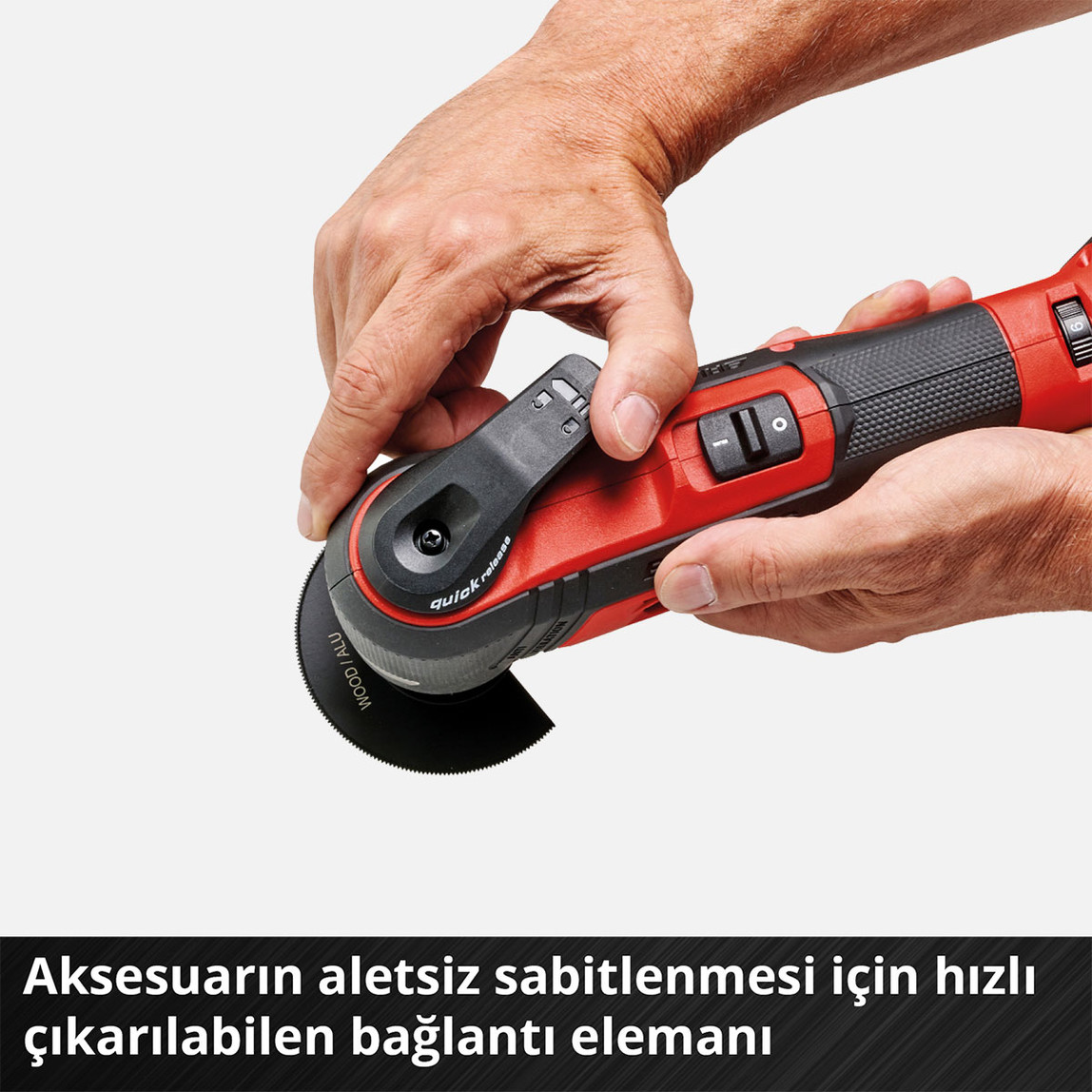    Einhell TP-MG 18 Li BL - Solo Profesyonel Akülü Raspalama Makinesi (Akü ve Şarj Cihazı Dahil Değildir.) 