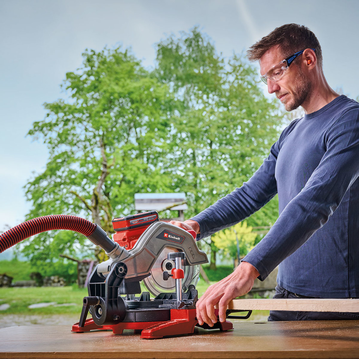    Einhell TE-MS 18/8 Li-Solo Akülü Gönye Testere (Akü ve Şarj Cihazı Dahil Değildir.) 