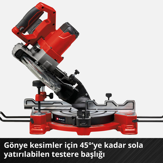 Einhell TE-MS 18/8 Li-Solo Akülü Gönye Testere (Akü ve Şarj Cihazı Dahil Değildir.)