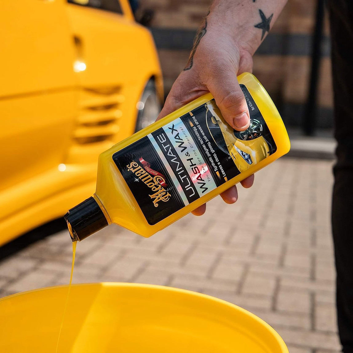    Meguiars Balmumu İçeren Ultimate Şampuan G17716 473ml. 