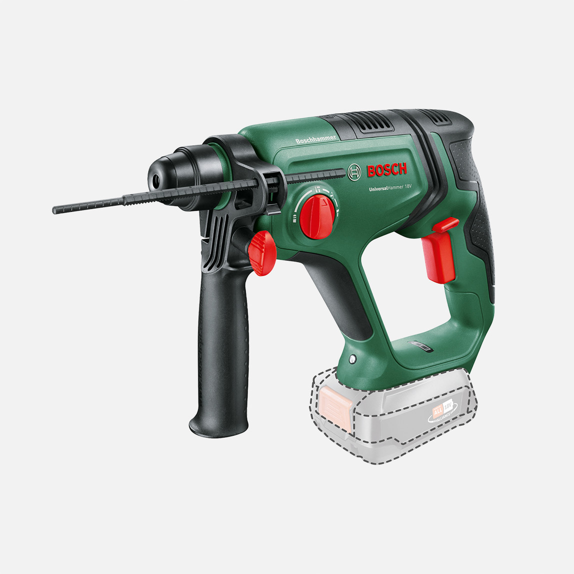    Bosch UniversalHammer 18V UniversalGrind 18V-75 EasyImpact 18V-40 2.5Ah. Çift Akülü Makine Seti 