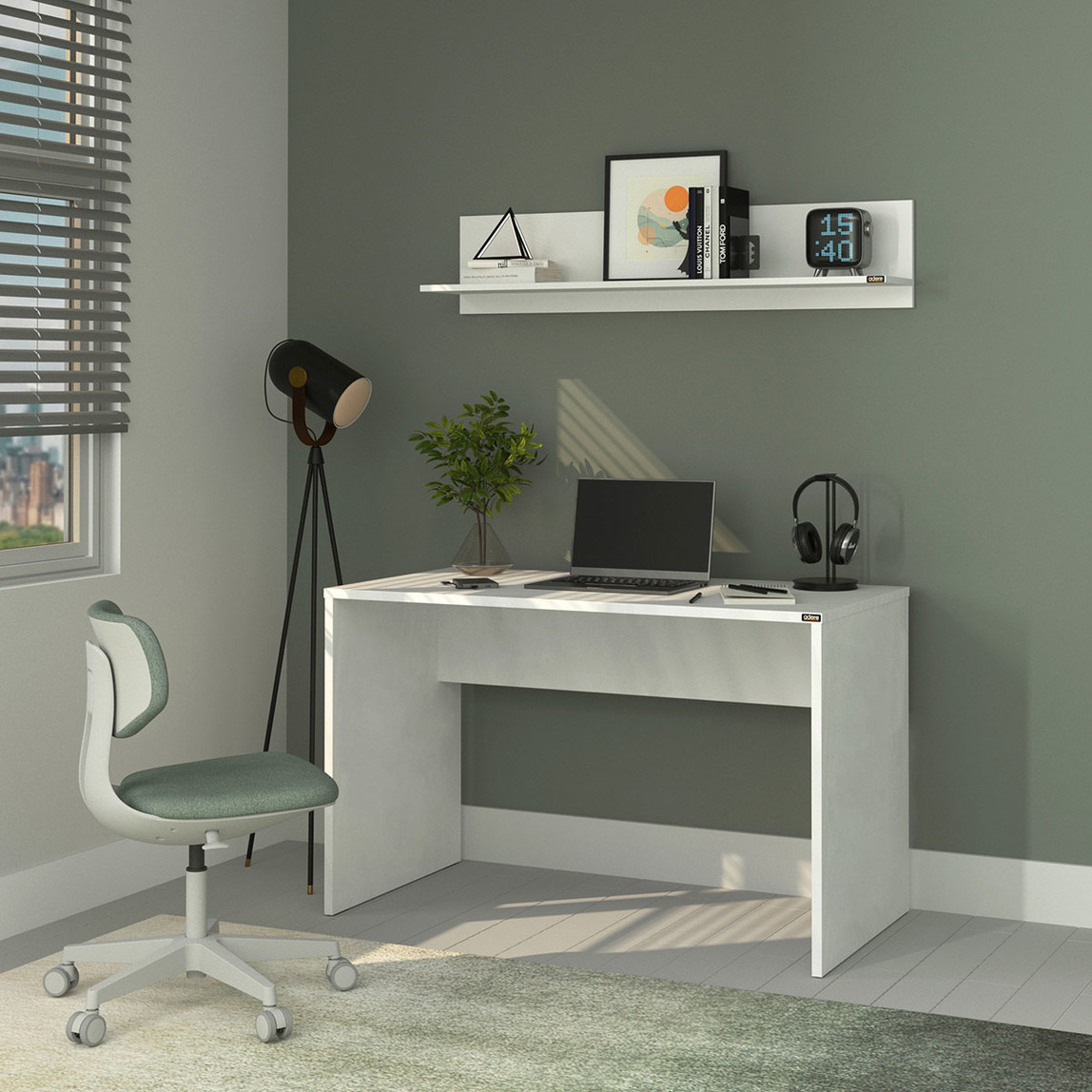    Adore Çalışma Masası Diamond Beyaz 