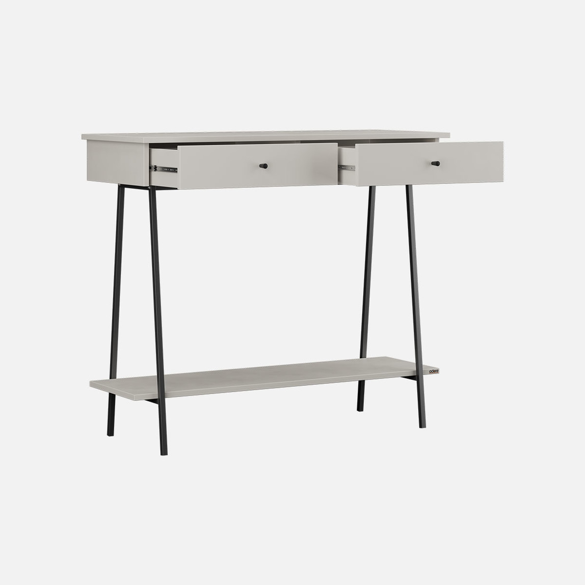    Adore Elite İki Çekmeceli Dresuar Vizon-Siyah 