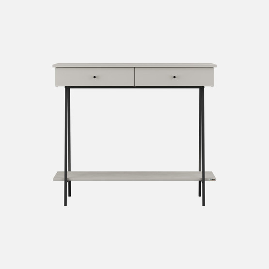 Adore Elite İki Çekmeceli Dresuar Vizon-Siyah