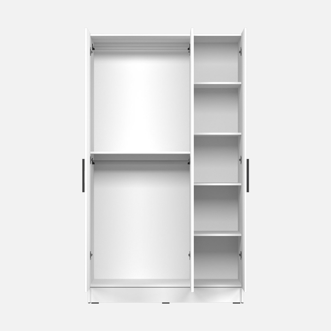    Adore Trendline 3 Kapaklı Aynalı Gardırop Beyaz 