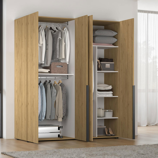 Adore Oryana 4 Kapaklı Gardırop Florida Meşe