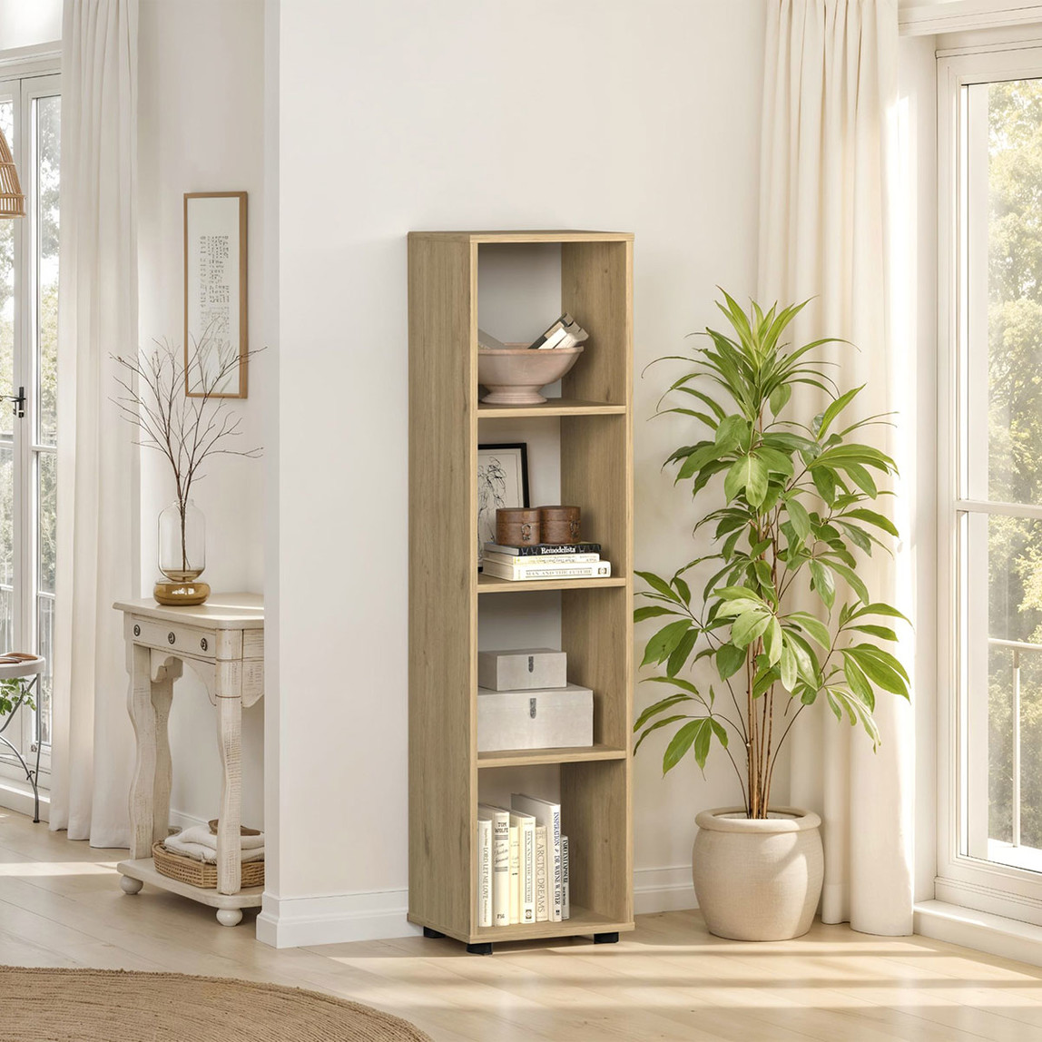    Adore Cubic Kitaplık Florida Meşe 