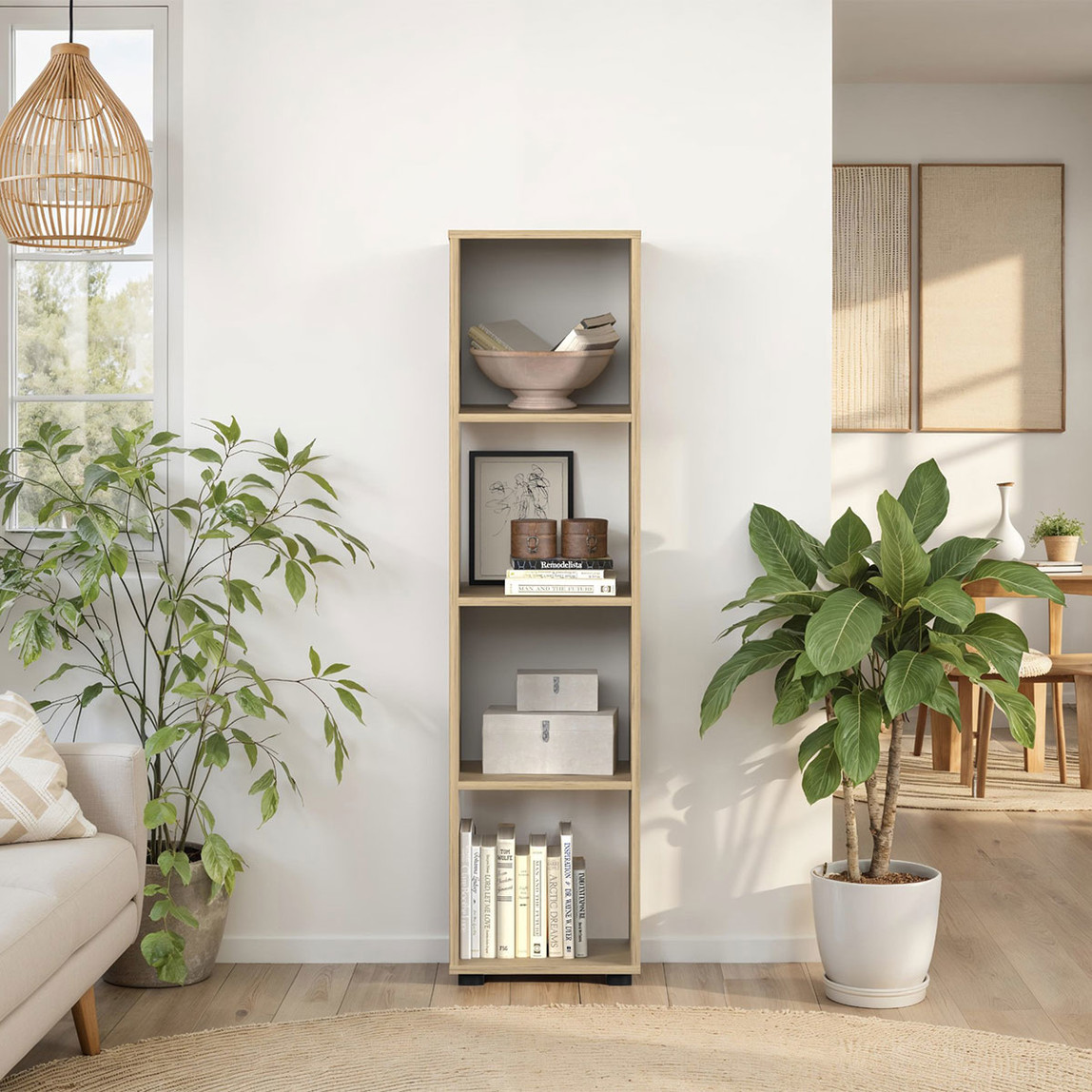    Adore Cubic Kitaplık Florida Meşe 