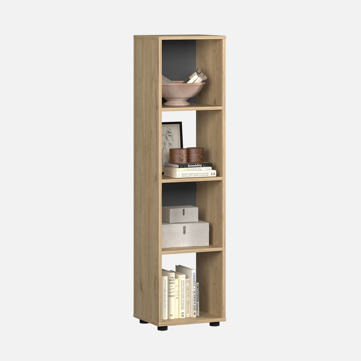    Adore Cubic Kitaplık Florida Meşe 